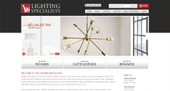 Desktop Screenshot of lightingspecialists.com